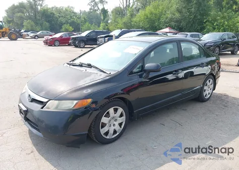 2008 Honda Civic Lx из США, поврежденный, VIN 1HGFA16568L070176